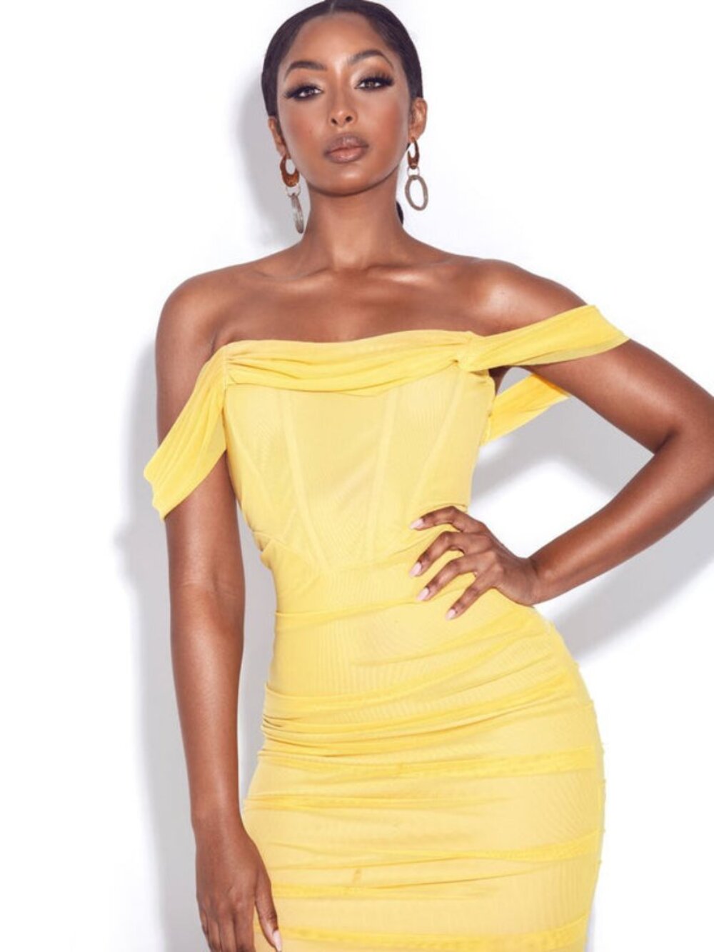Mesh Corset Dress
